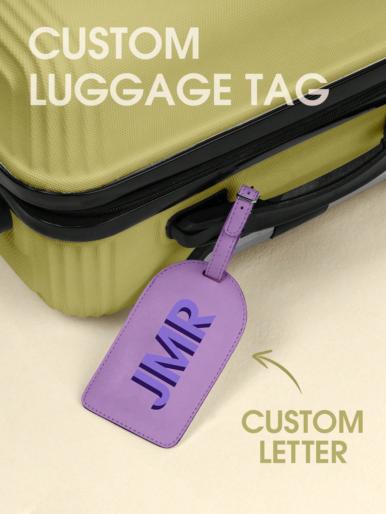 Party Favor Bag - Gepersonaliseerde initialen bagagelabel, op maat gemaakte