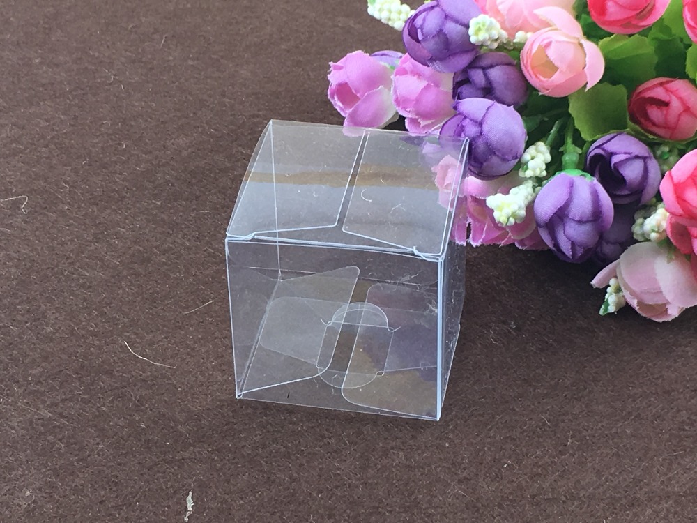 Event Party Box - 50 stks 9*9*9 cm clear plastic