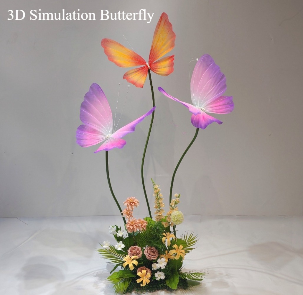 Event Party Shop - 3D simulatie vlinders van zijden gaas,