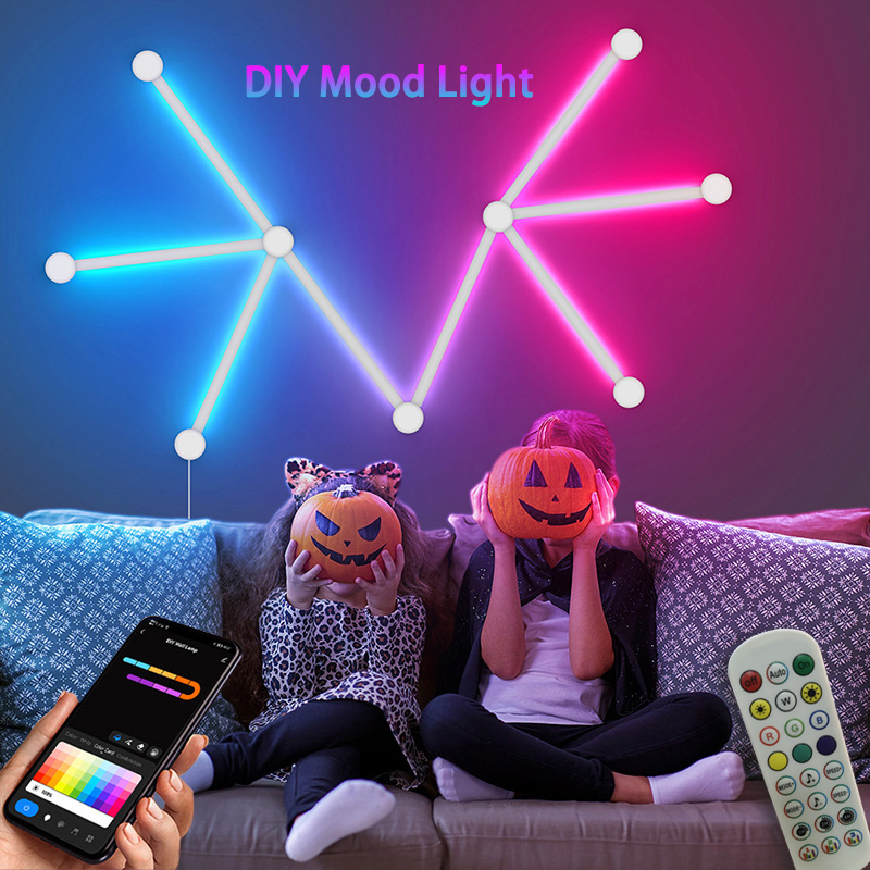 Neon Sign Party - Slimme RGB-wandlamp, Bluetooth APP-verbinding LED-lichtbalk voor