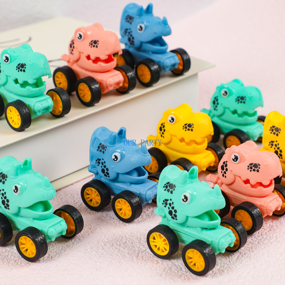 Party Favor Bag - 10 Stuks Leuke Mini Dinosaurus Trek