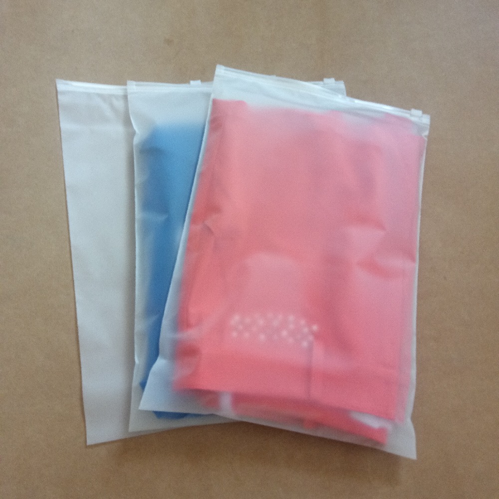 Party Favor Bag - 50Pcs Frosted Dikke 0.2Mm Plastic Hersluitbare