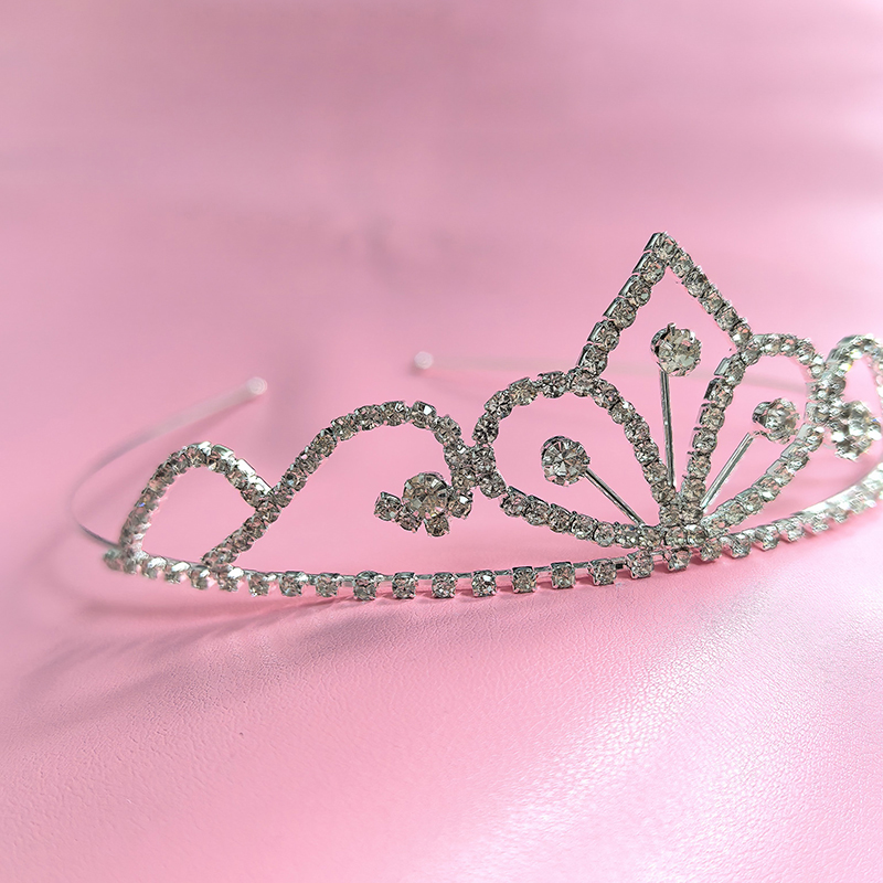 Zilverkleurige strass bruidskr - Event Suppliers recensie en prijs