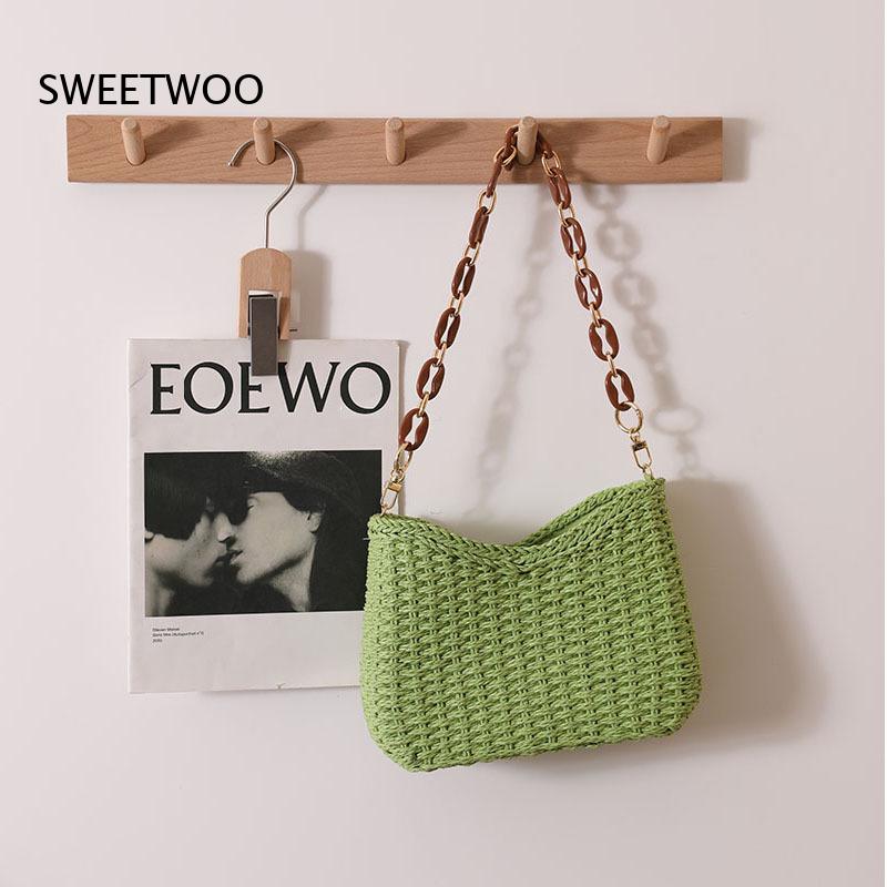 Effen kleur hol geweven stro s - Paper Straw Color recensie en prijs