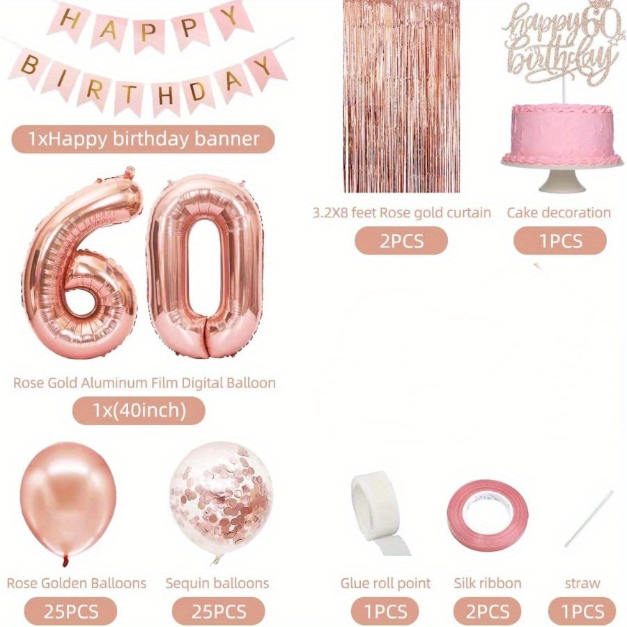 58-delige set 40 inch cijferfo - Party Banner Gold recensie en prijs