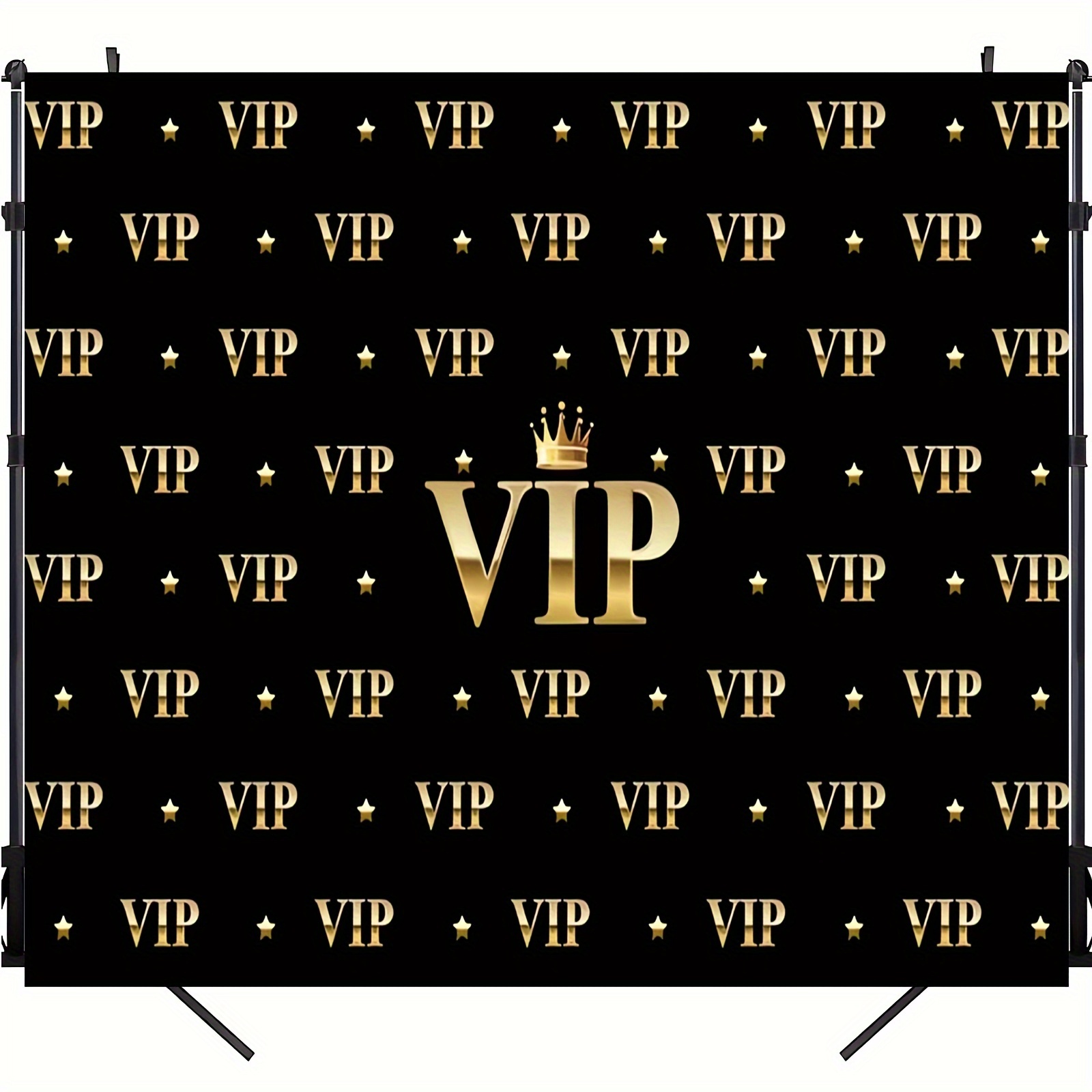 VIP Royal Crown Zwart Goud Tap - Party Banner Gold recensie en prijs