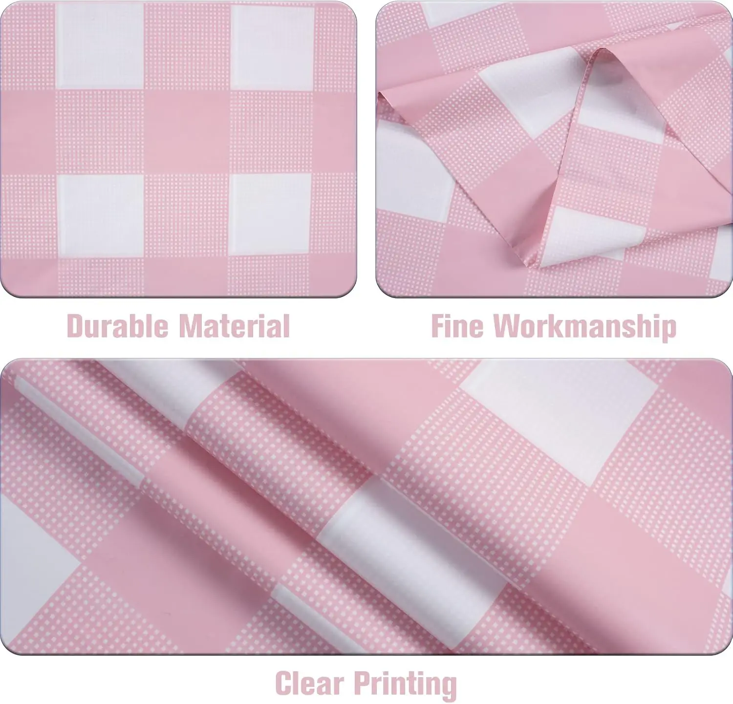 Retro roze pasteltafelkleed 54 - Event Party Shop recensie en prijs