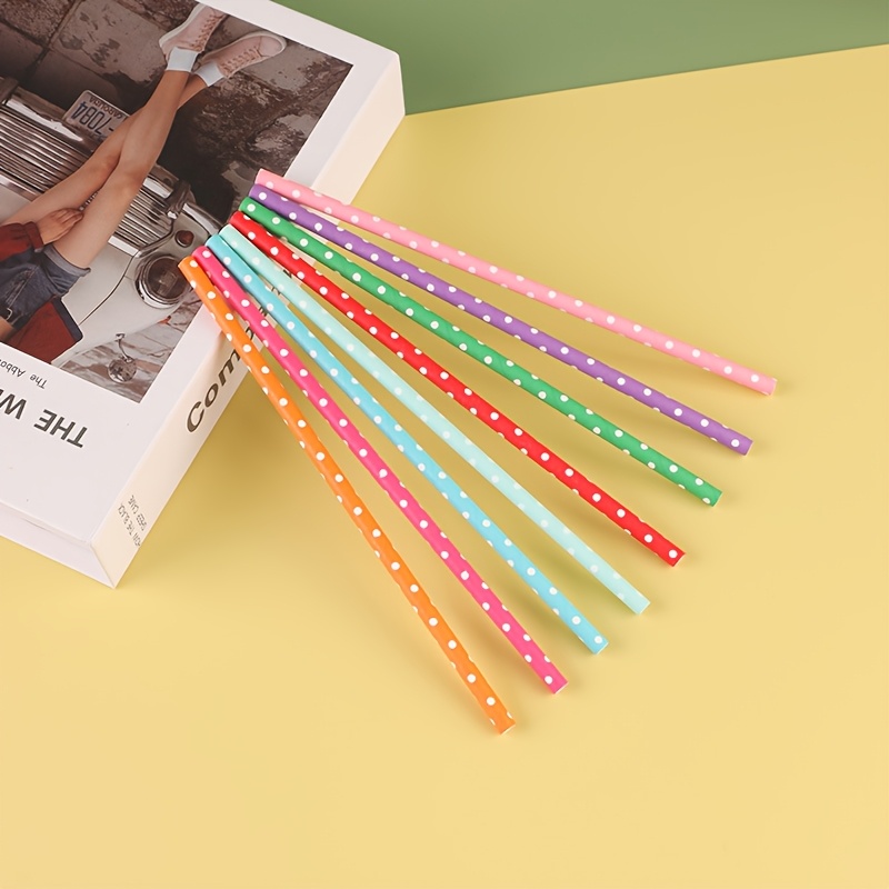 100 stuks kleurrijke wegwerp p - Paper Straw Color recensie en prijs