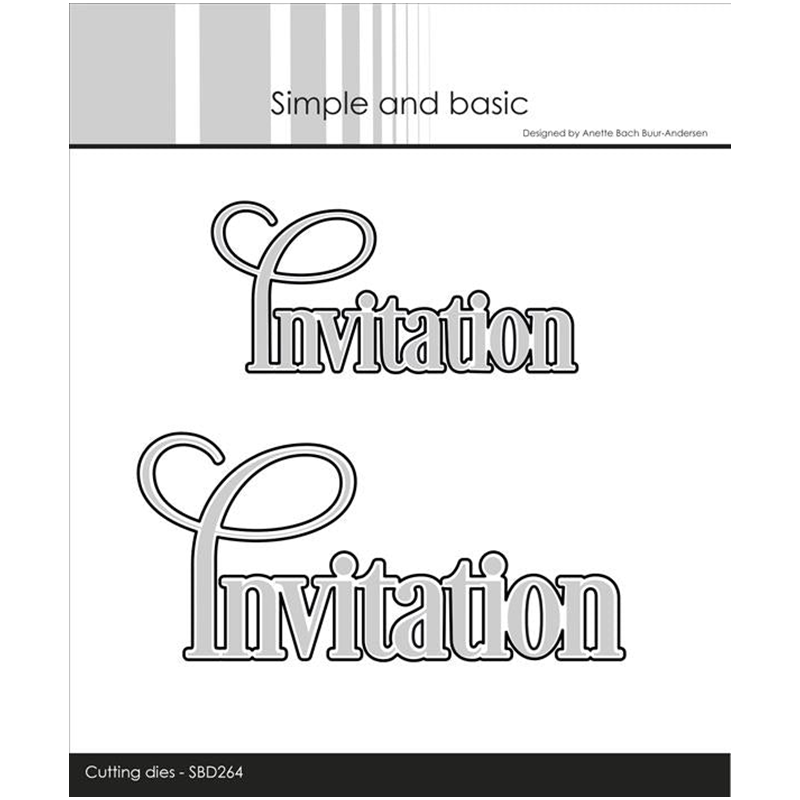 Uitnodiging Woorden Metalen St - Papercraft Supply Invitation recensie en prijs