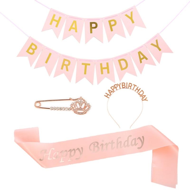 G92D 4 stuks verjaardagsfeestj - Birthday Sash Glitter recensie en prijs