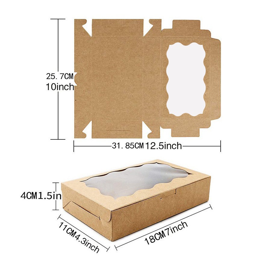 10/30/50 Stuks Kraftpapier Cak - Event Party Box recensie en prijs