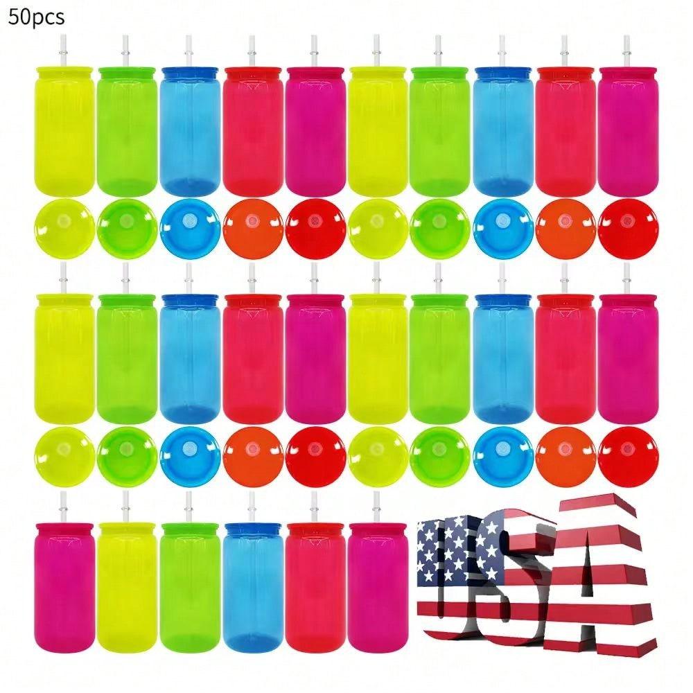 50 stuks US Warehouse 16oz Neo - Plastic Cup 50Pcs recensie en prijs
