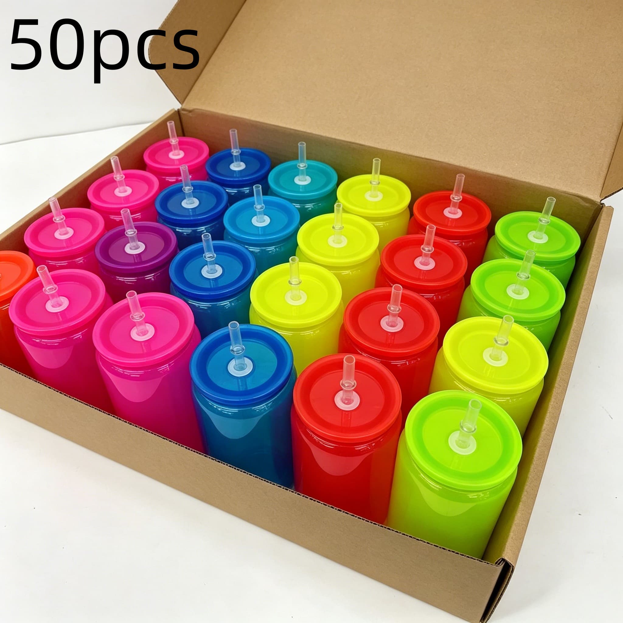 50 stuks US Warehouse 16oz Neo - Plastic Cup 50Pcs recensie en prijs
