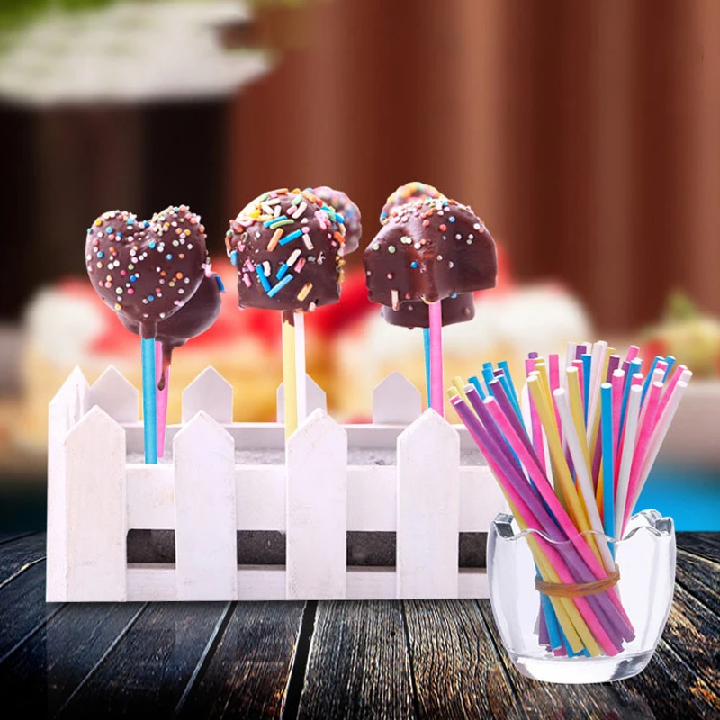 100 stks/partij Papier Lollipo - Paper Straw Color recensie en prijs