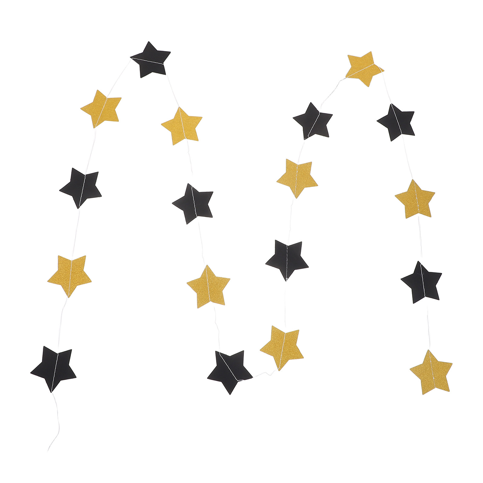 2 stuks gouden sterrenslingerb - Party Banner Gold recensie en prijs